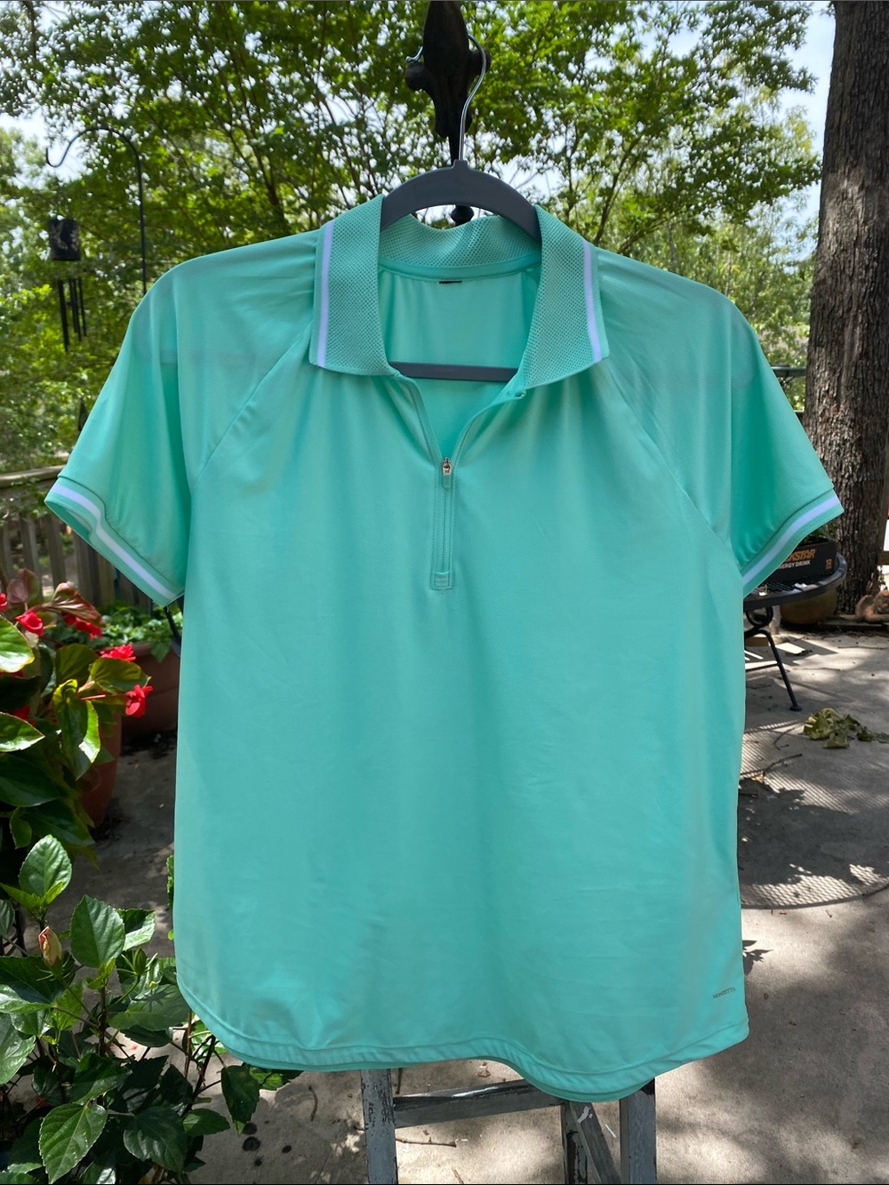 Mondetta Women's Mint Green Short Sleeve Golf/Tennis Top